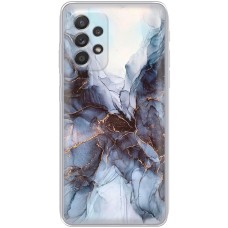 Чохол для Samsung Galaxy A52 MixCase мармур темно-бірюзовий