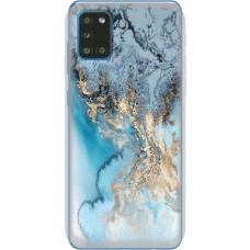 Чохол для Samsung Galaxy A31 (A315) MixCase мармур бірюзовий мікс