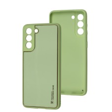 Чохол для Samsung Galaxy S21 (G991) Leather Xshield pistachio