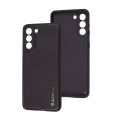 Чохол для Samsung Galaxy S21 (G991) Leather Xshield dark purple