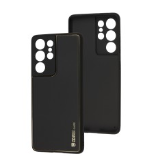Чохол для Samsung Galaxy S21 Ultra (G998) Leather Xshield black