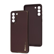 Чохол для Samsung Galaxy S21+ (G996) Leather Xshield plum red
