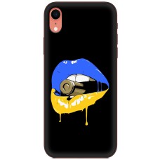 Чохол для iPhone Xr MixCase патріотичні пуля губи