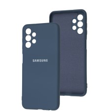 Чохол для Samsung Galaxy A13 (A135) / A32 5G Full camera синій / navy blue
