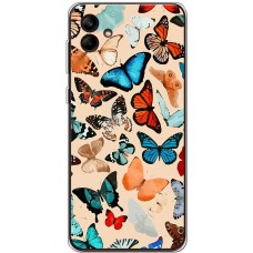 Чохол для Samsung Galaxy A04 (A045) MixCase метелики фарбами