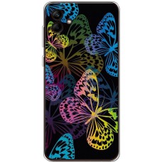 Чохол для Samsung Galaxy A04 (A045) MixCase метелики неонові