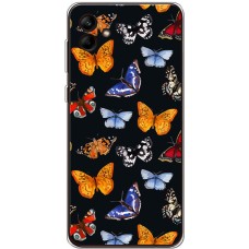 Чохол для Samsung Galaxy A04 (A045) MixCase метелики фарбами mix
