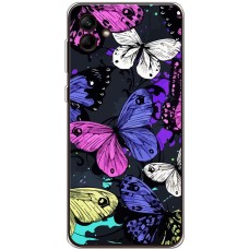 Чохол для Samsung Galaxy A04 (A045) MixCase метелики кольоровий мікс
