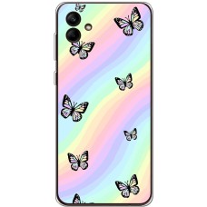 Чохол для Samsung Galaxy A04 (A045) MixCase метелики райдужні веселі