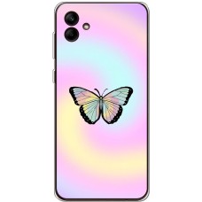 Чохол для Samsung Galaxy A04 (A045) MixCase метелики райдужний