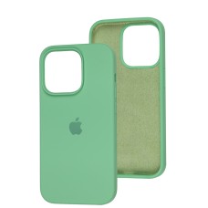 Чохол для iPhone 14 Pro Square Full silicone spearmint