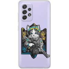 Чохол для Samsung Galaxy A13 (A135) MixCase патріотичні військовий кіт захисник