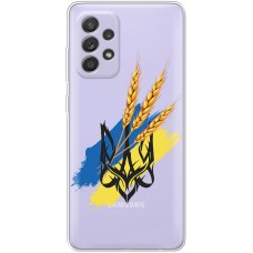Чохол для Samsung Galaxy A13 (A135) MixCase патріотичні військовий герб із колосками