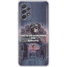 Чохол для Samsung Galaxy A13 (A135) MixCase патріотичні військовий захисники Азов