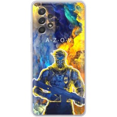 Чохол для Samsung Galaxy A13 (A135) MixCase патріотичні військовий Азов