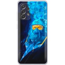 Чохол для Samsung Galaxy A13 (A135) MixCase патріотичні ас і соняшники