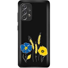 Чохол для Samsung Galaxy A13 (A135) MixCase патріотичні квіти україни