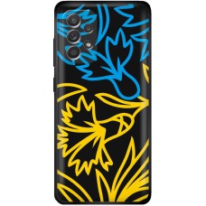 Чохол для Samsung Galaxy A13 (A135) MixCase патріотичні синє-жовта