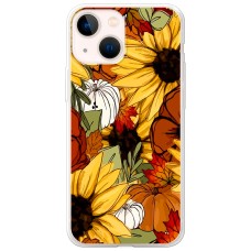 Чохол для iPhone 13 mini MixCase осінь гарбузи і соняшники