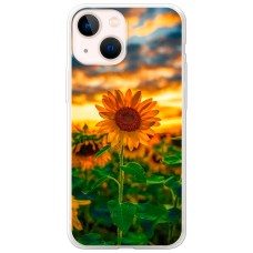 Чохол для iPhone 13 mini MixCase осінь поле соняшників