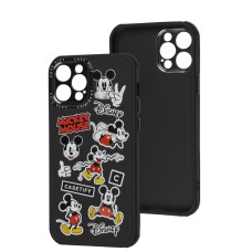 Чохол для iPhone 12 Pro Brand Design mickey mouse чорний