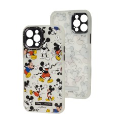 Чохол для iPhone 12 Pro Brand Design mickey mouse білий