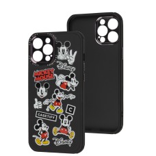 Чохол для iPhone 12 Pro Max Brand Design mickey mouse чорний