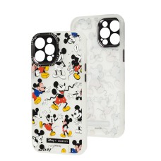Чохол для iPhone 12 Pro Max Brand Design mickey mouse білий