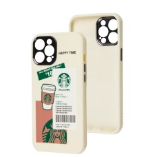 Чохол для iPhone 12 Pro Max Brand Design старий білий