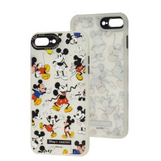 Чохол для iPhone 7 Plus / 8 Plus Brand Design mickey mouse білий