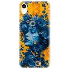 Чохол для iPhone Xr MixCase патріотичні жіноча блакить