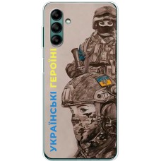 Чохол для Samsung Galaxy A04S (A047) MixCase патріотичні українські герої
