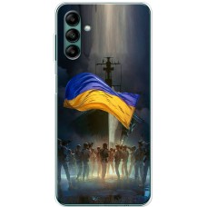 Чохол для Samsung Galaxy A04S (A047) MixCase патріотичні палити ворога