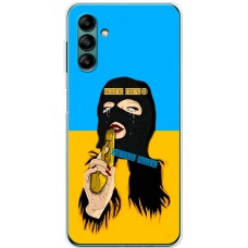 Чохол для Samsung Galaxy A04S (A047) MixCase патріотичні Слава Україні - Героям Слава