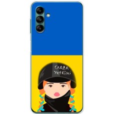 Чохол для Samsung Galaxy A04S (A047) MixCase патріотичні Слава Україні