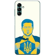 Чохол для Samsung Galaxy A04S (A047) MixCase патріотичні Наша людина