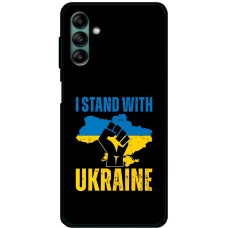Чохол для Samsung Galaxy A04S (A047) MixCase патріотичний "I stand with Ukraine"