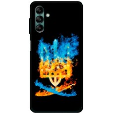 Чохол для Samsung Galaxy A04S (A047) MixCase патріотичні герб та шабля