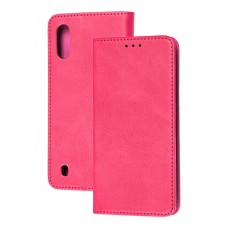 Чохол книжка Samsung Galaxy A01 (A015) Black magnet рожевий
