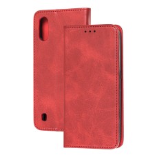 Чохол книжка Samsung Galaxy A01 (A015) Black magnet червоний