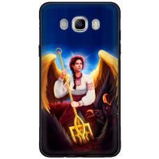 Чохол для Samsung Galaxy J5 2016 (J510) MixCase патріотичні українка ангел з тризубо