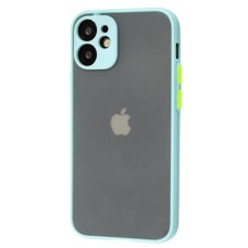 Чохол для iPhone 12 mini LikGus Totu camera protect бірюзовий