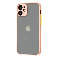 Чохол для iPhone 12 mini LikGus Totu camera protect рожевий