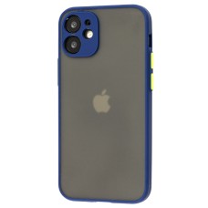 Чохол для iPhone 12 mini LikGus Totu camera protect синій
