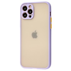 Чохол для iPhone 12 Pro LikGus Totu camera protect бузковий