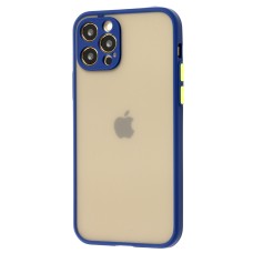 Чохол для iPhone 12 Pro LikGus Totu camera protect синій