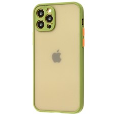 Чохол для iPhone 12 Pro LikGus Totu camera protect зелений