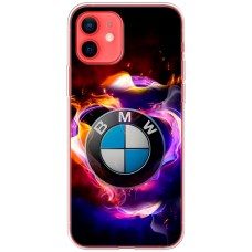 Чохол для iPhone 12 Mini MixCase авто бмв лого в диму
