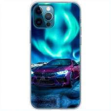 Чохол для iPhone 12 Pro MixCase авто бмв бордова