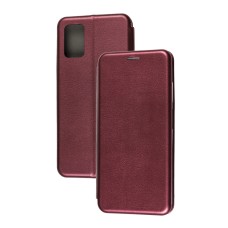 Чохол книжка Premium для Xiaomi Redmi 10 бордовий